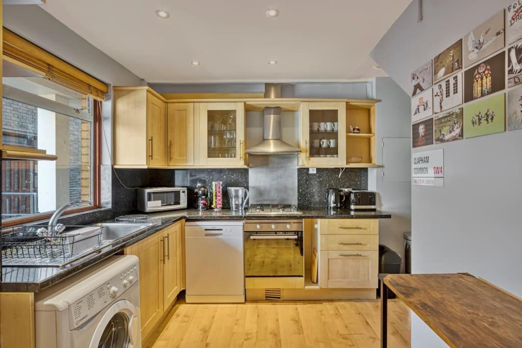 Lovely 3-Bed Clapham Common Londyn Zewnętrze zdjęcie